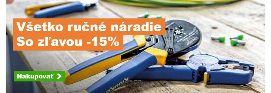 Akcia na elektroinštalačné náradie